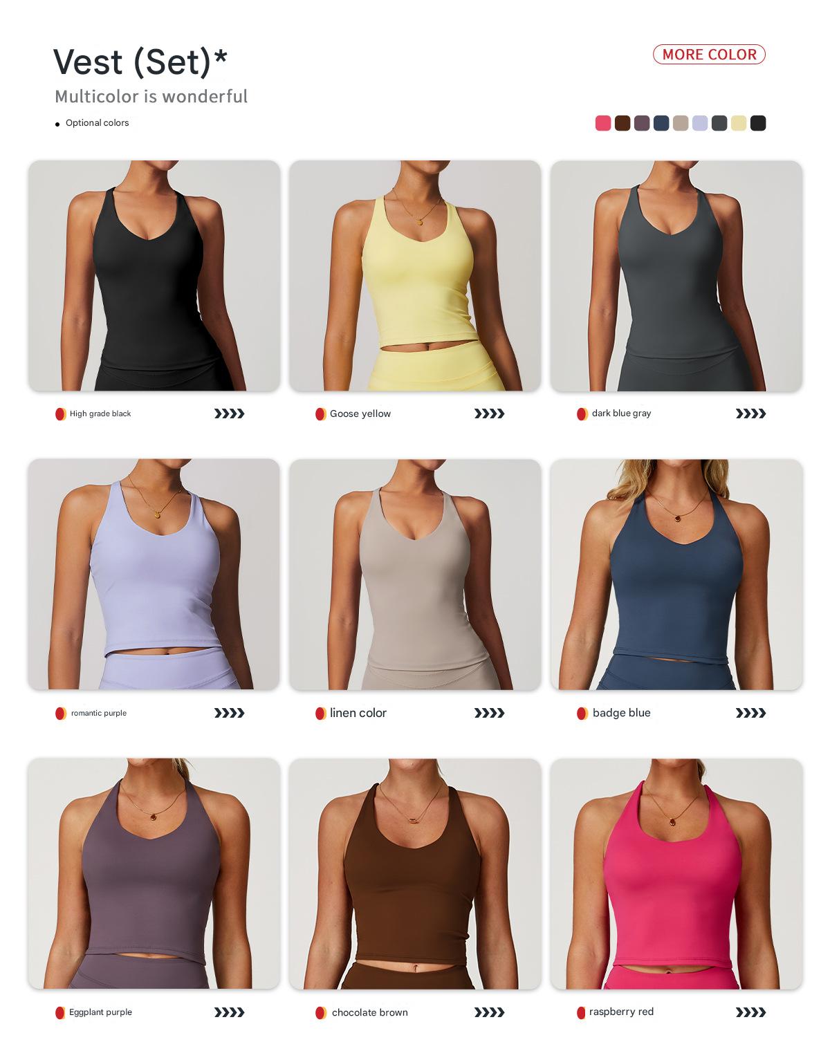 Women's Yellow Yoga Set, 2 Piece High Waist Biker Shorts Outfit, Seamless Buttery Soft Workout Clothes, Gym Running Activewear - Image 6